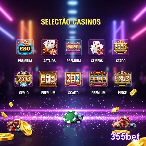 Imagem de jogos de cassino no 355bet, destacando variedade e entretenimento no site 355bet.
